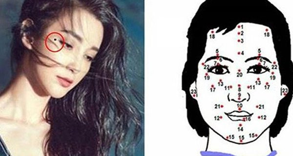 Nốt ruồi ở huyệt thái dương. Ra đường gặp quý nhân hoặc có nguồn lợi phát triển từ bên ngoài, bạn thích hợp xuất ngoại hay di cư đến nơi khác.
