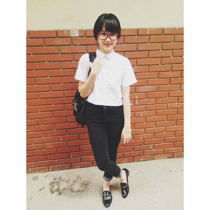 Ngắm nhìn Tâm Xíu, có thể nhận thấy dường như cô bạn có vẻ đẹp không tuổi.