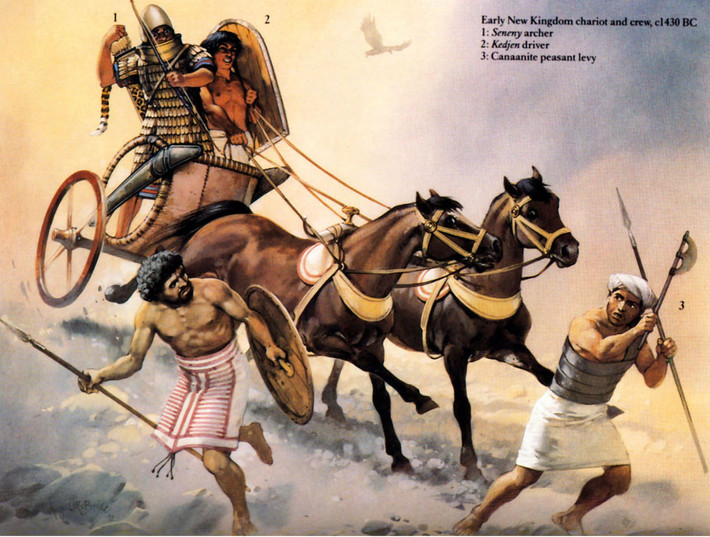 Thời ấy, ngựa chủ yếu phục vụ trong quân đội. Người Assyria (sống vùng Trung Cận Đông, thuộc Châu Á, một phần Châu Phi) đi đầu trong các dân tộc dùng kỵ mã vào chiến tranh dưới dạng thức hình ảnh của những cỗ chiến xa đầu tiên do ngựa kéo được tìm thấy trên các bức chạm Sumer cổ xưa, có niên đại 3.000 năm trước Công nguyên.