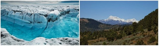 5. Gangkhar Puensum ở Bhutan. Đây là ngọn núi cao nhất thế giới chưa được chinh phục bởi loài người. Nó nằm trên lãnh thổ tranh chấp giữa Bhutan và Trung Quốc với chiều cao 7.570 m.