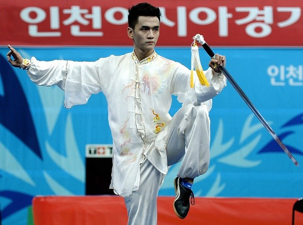Chàng hotboy của Vietnam Idol 2012 kiêm kiện tướng Wushu thế giới Nguyễn Thanh Tùng mới đây trở thành vận động viên tiếp theo mang về huy chương cho đoàn thể thao Việt Nam Tại ASIAD 17. Ảnh: Getty Images.