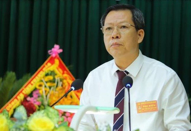 Ông Nguyễn Bá Hùng nguyên Phó Giám đốc Sở Tài chính liên quan đến sai phạm Dự án Hạc Thành Tower nguyenbahung.jpg