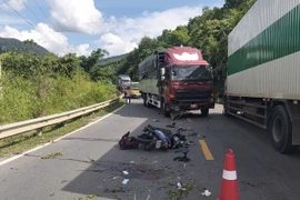 Va chạm giữa xe tải và xe máy ở Đà Nẵng, một người tử vong 