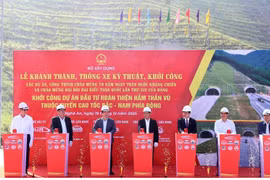 Khởi công Dự án hoàn thiện hầm Thần Vũ trên cao tốc Bắc - Nam