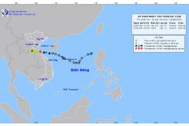 Bão số 6 suy yếu thành áp thấp nhiệt đới sau khi vào đất liền