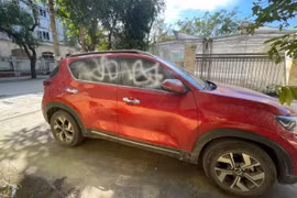 Công an vào cuộc vụ 3 ô tô đậu trong ngõ ở Nghệ An bị xịt sơn trắng