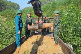 Phát hiện bom 350 kg còn nguyên kíp nổ khi đào móng xây nhà ở Nghệ An