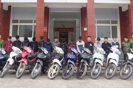 Phá nhanh ổ nhóm trộm xe máyở Nghệ An, bắt giữ nhiều đối tượng