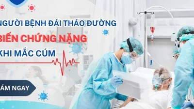 Cúm mùa biến chứng nghiêm trọng ở người bệnh đái tháo đường