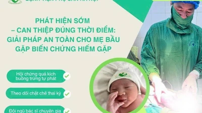 Cứu hai mẹ con sản phụ thai 29 tuần quá kích buồng trứng