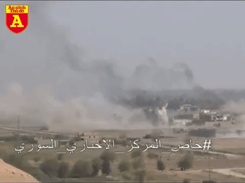 Hai khẩu pháo và hai bệ phóng tên lửa của quân đội Syria cũng bị Thổ Nhĩ Kỳ phá hủy trong đòn "báo thù" này. 