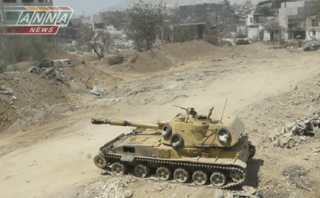 Theo báo cáo thực địa từ vùng nông thôn phía Nam của tỉnh Idlib, quân đội Syria một lần nữa tấn công vào tuyến phòng thủ của phiến quân thánh chiến sau khi chúng di chuyển thêm lực lượng đến tiền tuyến gần thị trấn Al-Bara.