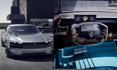 Choáng với ôtô điện Peugeot sở hữu 16 màn hình cảm ứng 