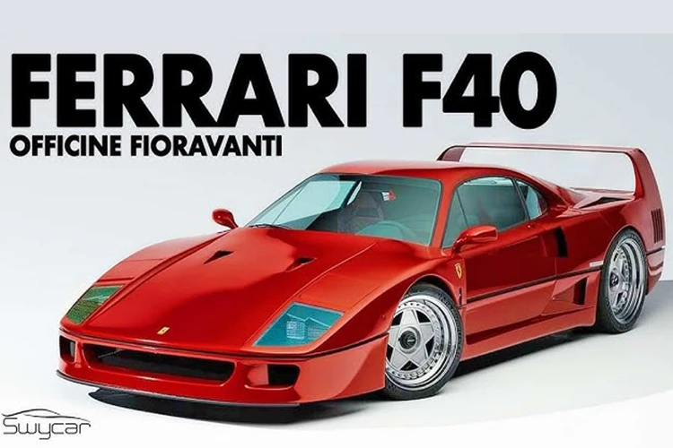 Siêu xe huyền thoại Ferrari F40 thêm gói nâng cấp hiệu suất cao