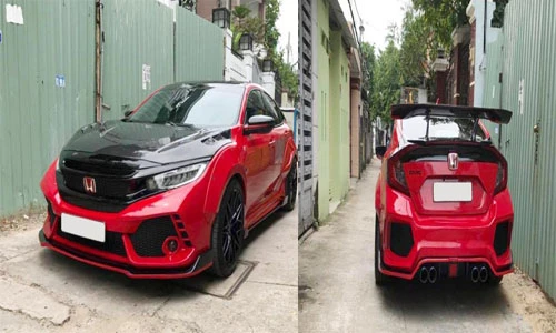 Thợ Việt độ widebody "siêu chất" cho Honda Civic 2017