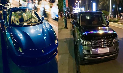 Range Rover và Ferrari gần 30 tỷ lăn bánh tại Nha Trang