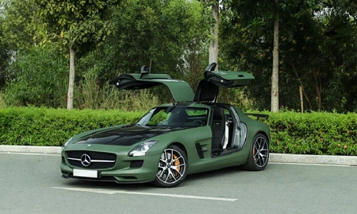 Siêu xe Mercedes-Benz SLS "hàng độc" của ông Đặng Lê Nguyên Vũ