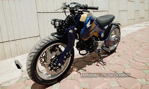 Diện kiến Honda MSX độ "chân khủng” của dân chơi Hà Nội