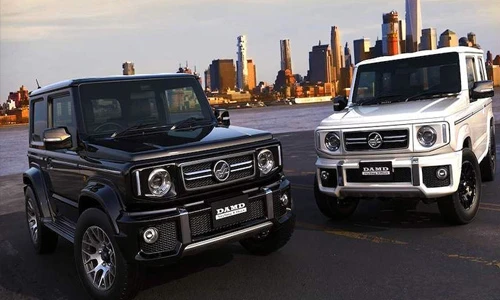 Xe giá rẻ Suzuki Jimny độ phong cách Land Rover Defender