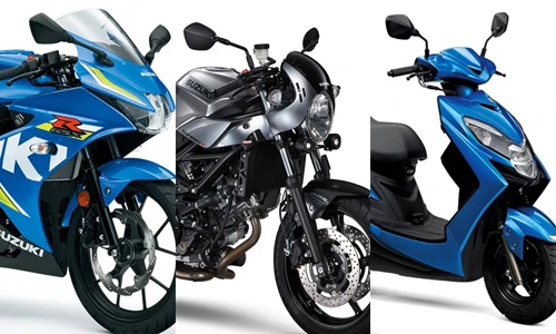 Suzuki “nhá hàng” bộ 3 xe máy mới trước ngày ra mắt