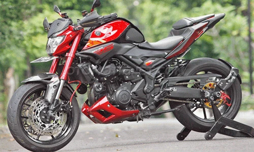 Xe máy Yamaha MT-25 độ “khủng” chỉ 33,6 triệu