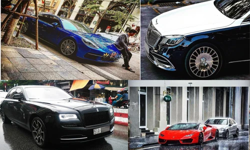 Choáng với dàn siêu xe khủng của em trai MC Ngọc Trinh 