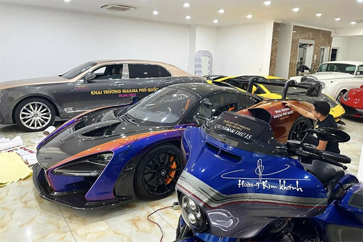 Garage ôtô trăm tỷ của đại gia Hoàng Kim Khánh “sạch bóng” siêu xe