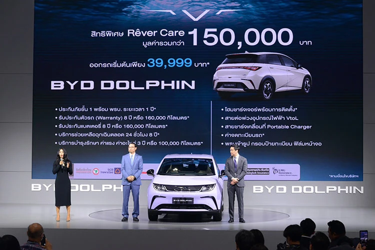 BYD Dolphin giá rẻ từ 469 triệu đồng tại Thái Lan, sắp về Việt Nam?