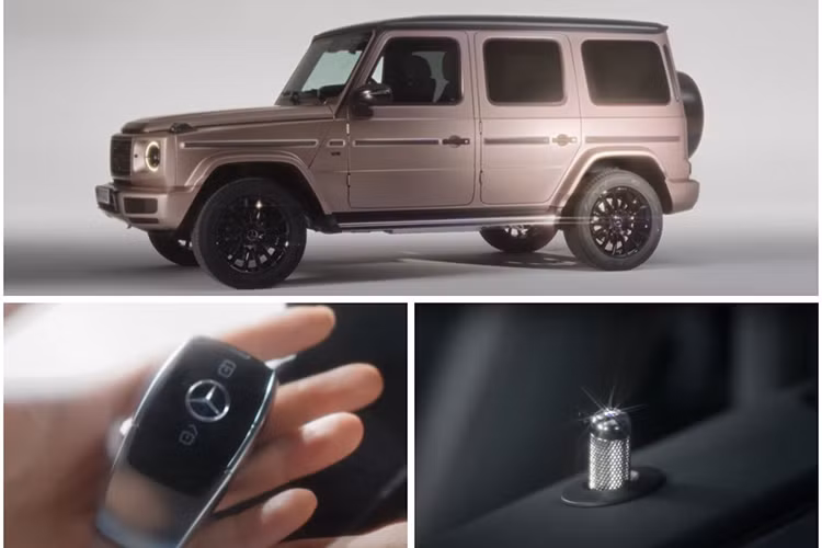 Chi tiết Mercedes-Benz G500 giới hạn đính kim cương từ 4,46 tỷ đồng