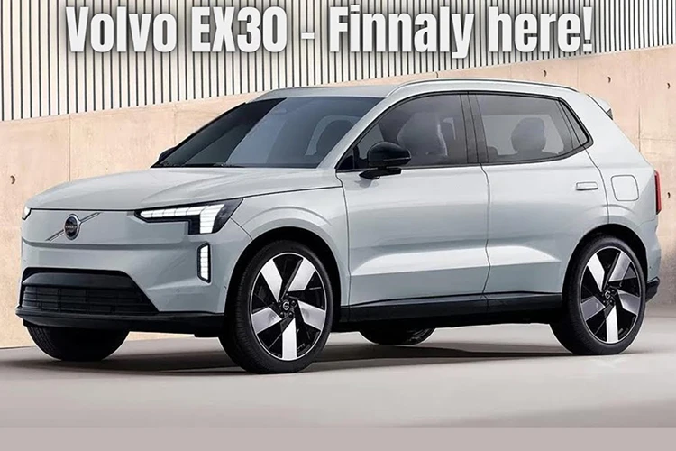 Volvo EX30 2024 - SUV điện với kích thước như VinFast VF6 lộ diện