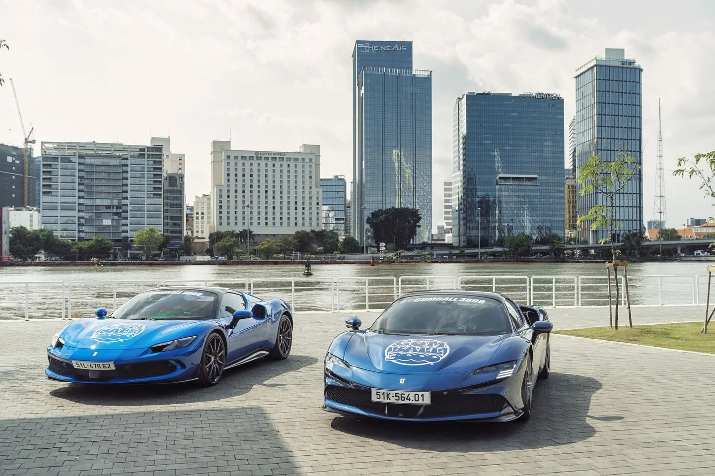 Đại gia Việt "xách" Ferrari 296 GTS dự hành trình siêu xe Gumball 3000