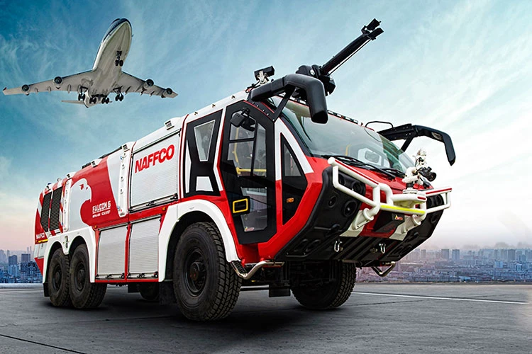 Falcon 8x8 - xe cứu hỏa lớn nhất, tân tiến nhất thế giới của Dubai