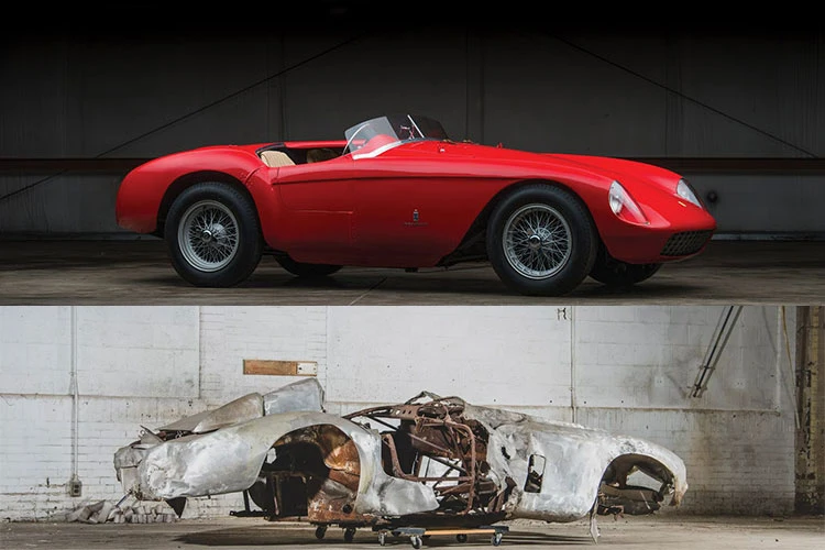 Ferrari Mondial Spider nát như “đống sắt vụn” có giá tới 43 tỷ đồng 