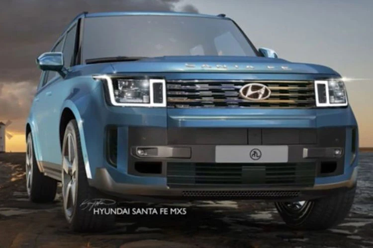 SantaFe 2024 lộ nội thất, giống cả Range Rover lẫn Hyundai Grandeur