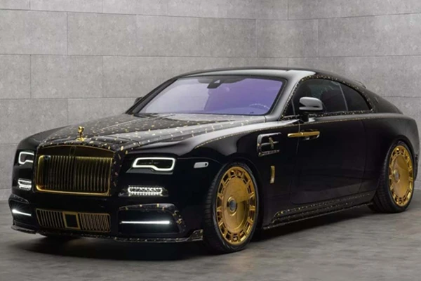 Mansory "hô biến" Rolls-Royce Wraith thành kiệt tác sợi carbon vàng 24k