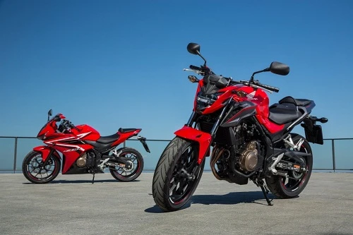 Honda công bố giá môtô CBR500R, CB500F và CB500X phiên bản 2018
