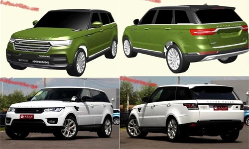 Ôtô Trung Quốc "nhái" y hệt SUV Range Rover Sport