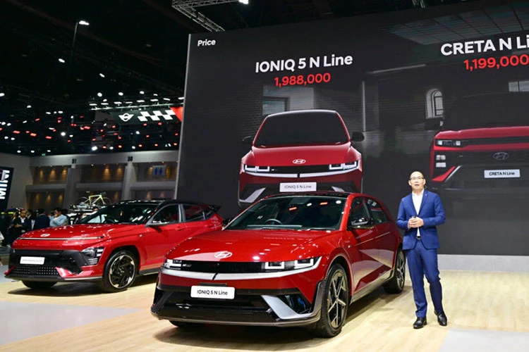 Cận cảnh Hyundai Ioniq 5 N Line 2025 mới, từ 1,5 tỷ đồng