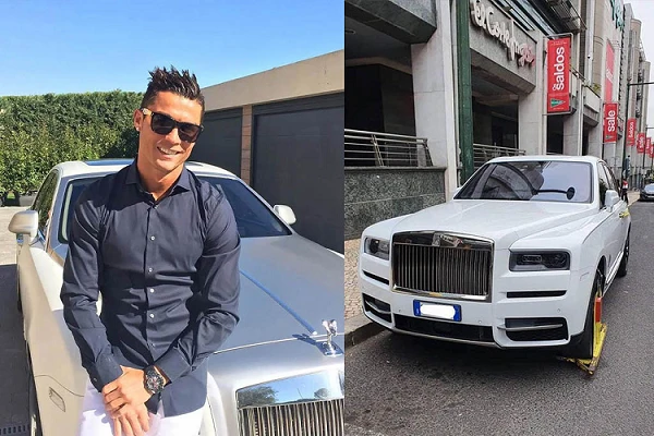 Rolls-Royce Cullinan của Cristiano Ronaldo bị "khoá chân" vì đỗ sai