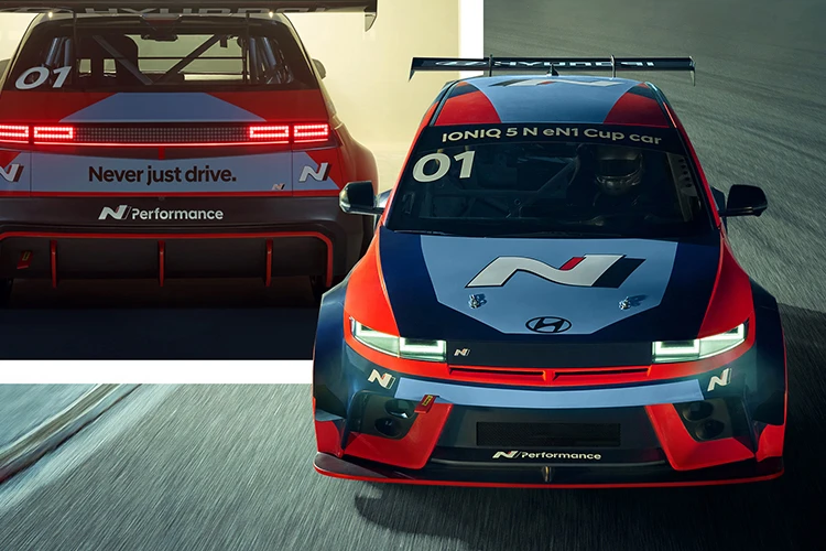 Hyundai Ioniq 5 N eN1 Cup Car - xe đua chạy điện 641 mã lực