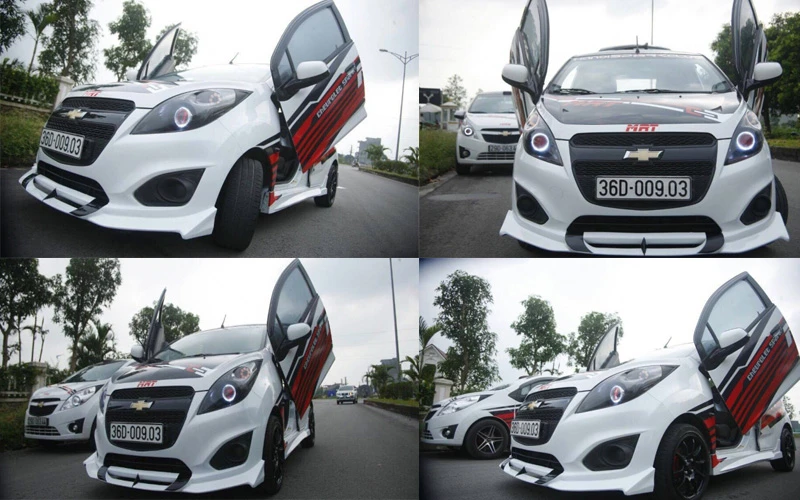 Chevrolet Spark giá 279 triệu “lột xác” siêu xe tại Thanh Hoá 