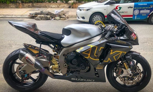 Ngỡ ngàng siêu môtô Suzuki GSX-R1000 độ của dân chơi Việt