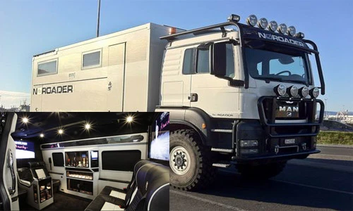 Dàn "xế hộp" đầy đủ tiện nghi như nhà di động 