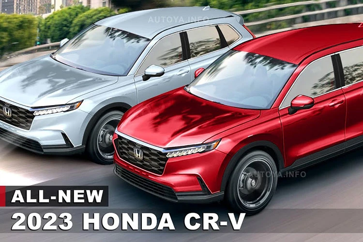 Tận thấy Honda CR-V 2023 lộ diện hoàn toàn trước ngày ra mắt