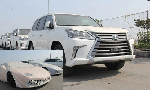 Dàn siêu xe, xế sang tiền tỷ "nằm" cảng Hải Phòng 