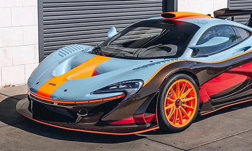 Siêu xe Mclaren P1 GT Long Tail phối màu Gulf Livery cực độc