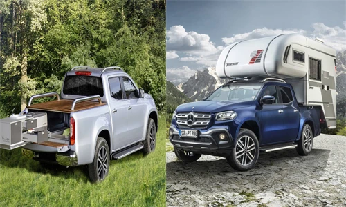 Bán tải hạng sang Mercedes X-Class "biến hình" nhà di động