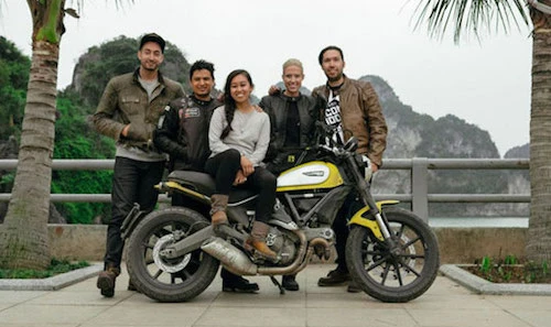 Biker Mỹ “trải lòng” sau hành trình cùng Ducati xuyên Việt