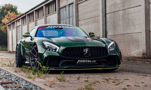 “Quái thú địa ngục xanh” Mercedes-AMG GT độ bodykit siêu độc 