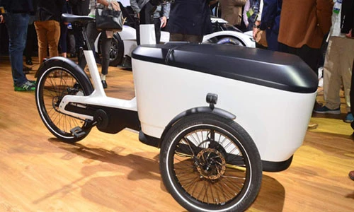 “Soi” xe đạp điện 3 bánh Volkswagen như xích lô Việt Nam